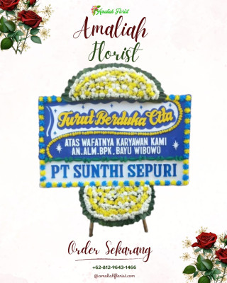 Papan Bunga Duka di Ibuah