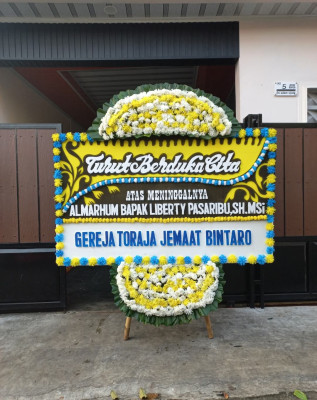 Papan Bunga Duka di Ibuah