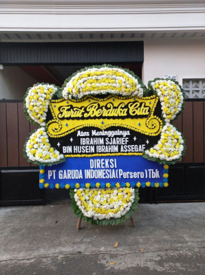 Papan Bunga Duka di Ibuah